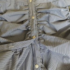 Shein ruched button down dress